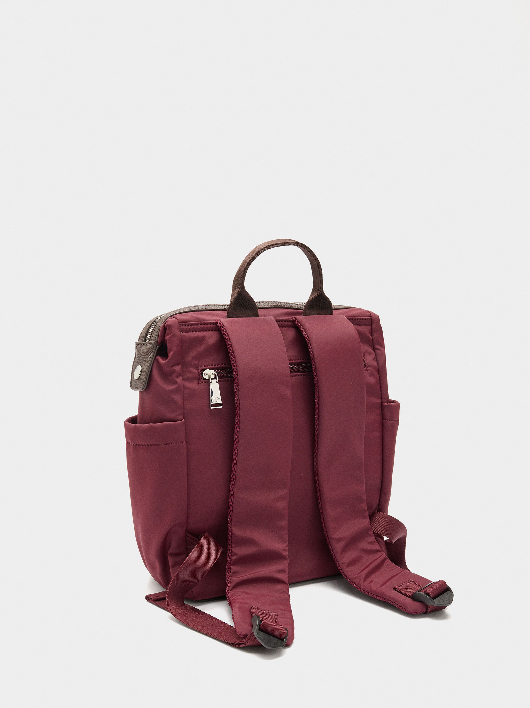Nylon laptop backpack 13" image number 2.0