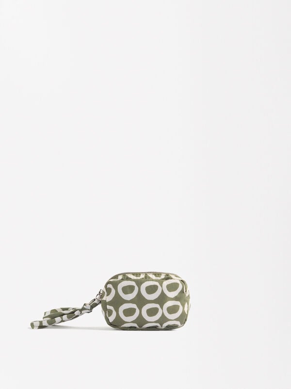 Printed nylon coin purse