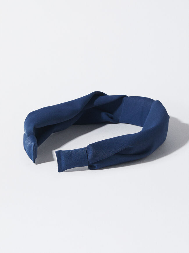 Wide Headband With Knot