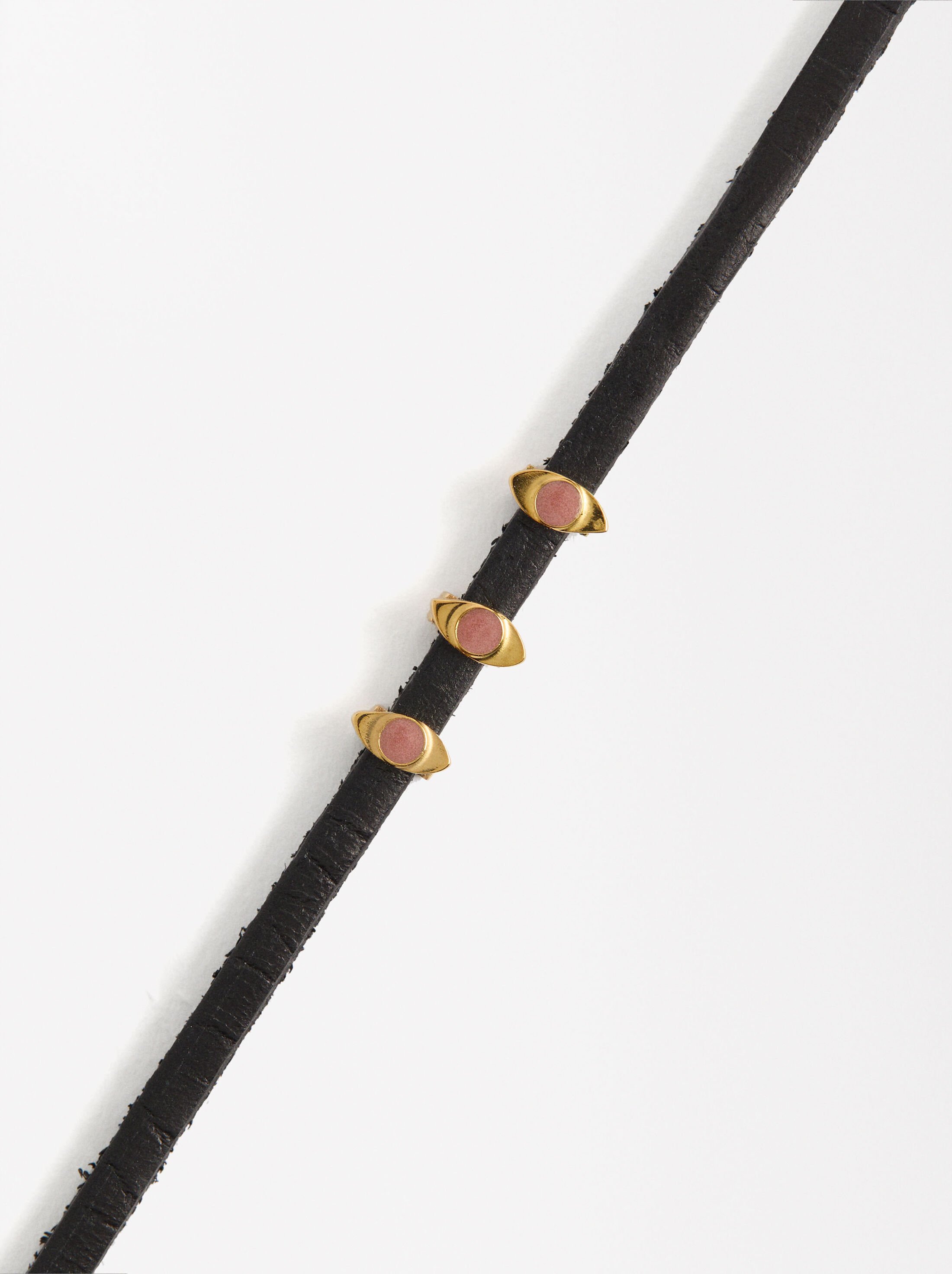 Pulsera ajustable con charm - Acero inoxidable image number 1.0