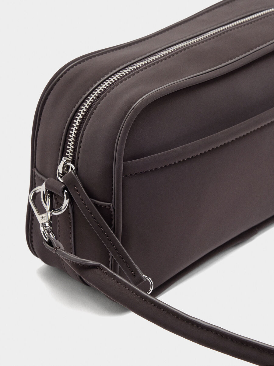 Shoulder bag with soft texture M