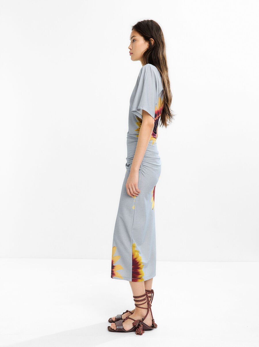 Floral printed long dress