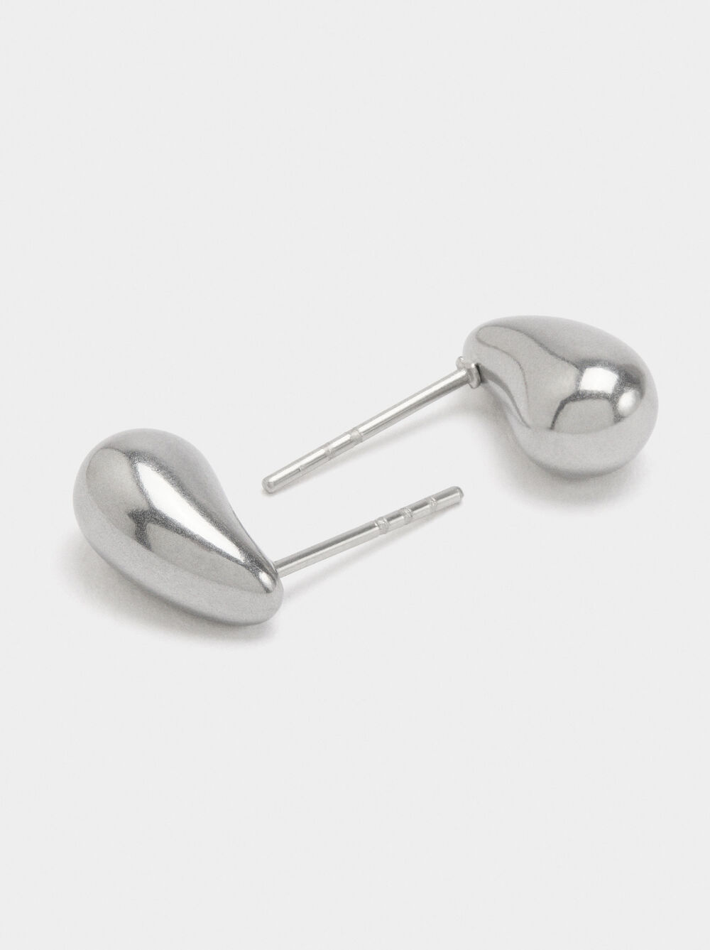 Short drop earrings - stainless steel