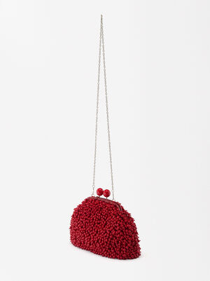 Party Handbag With Beads - Online Exclusive image number 3.0