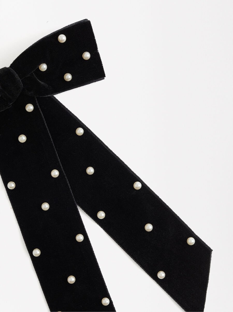 French clip with bow