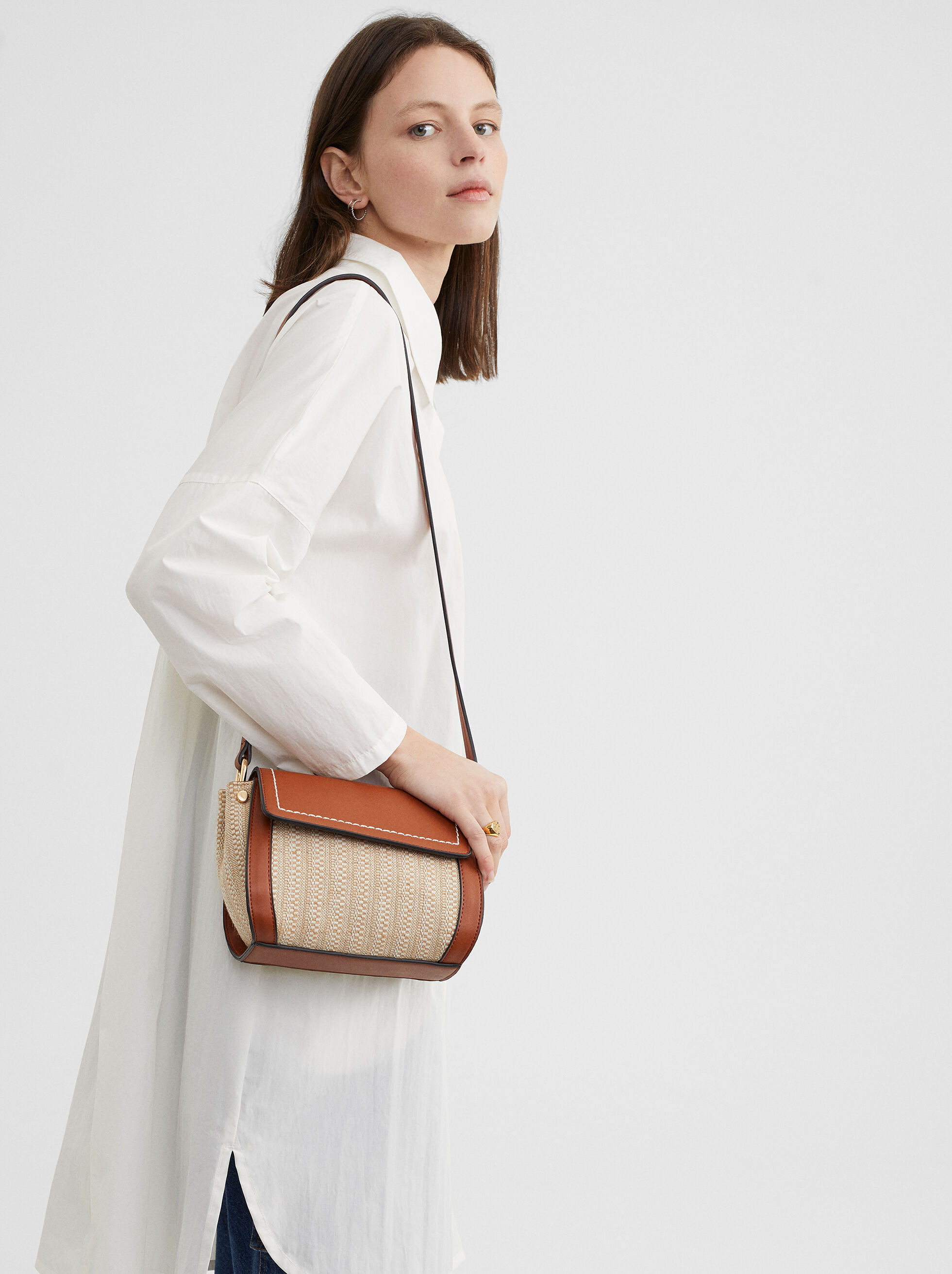 Fabric crossbody clearance