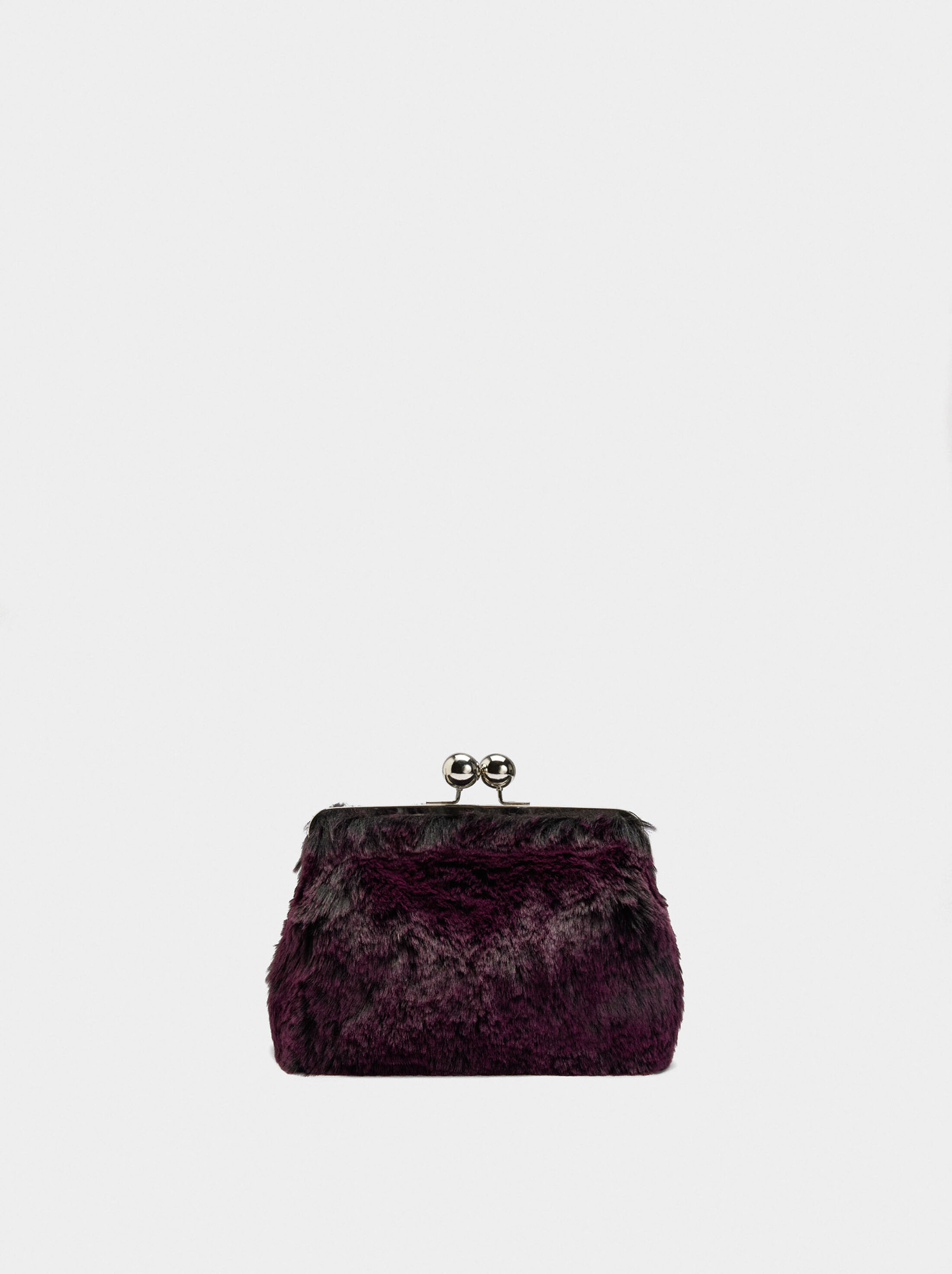 Party bag with fur effect image number 0.0