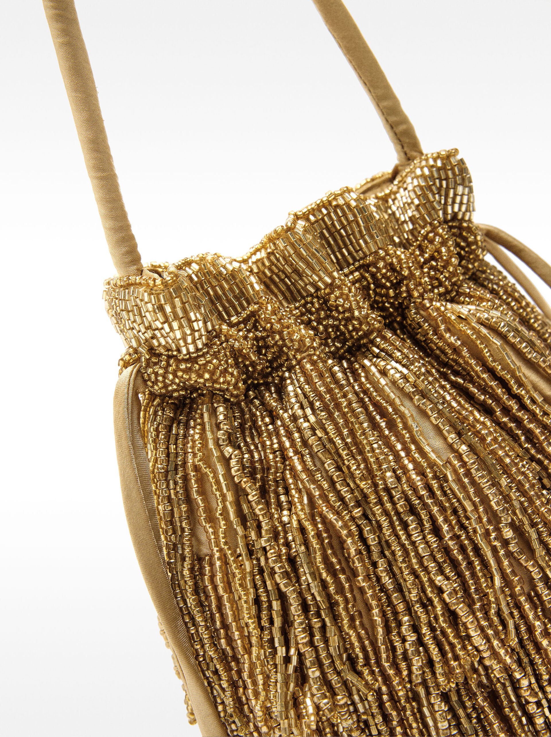 Party bag with beads and fringes image number 3.0