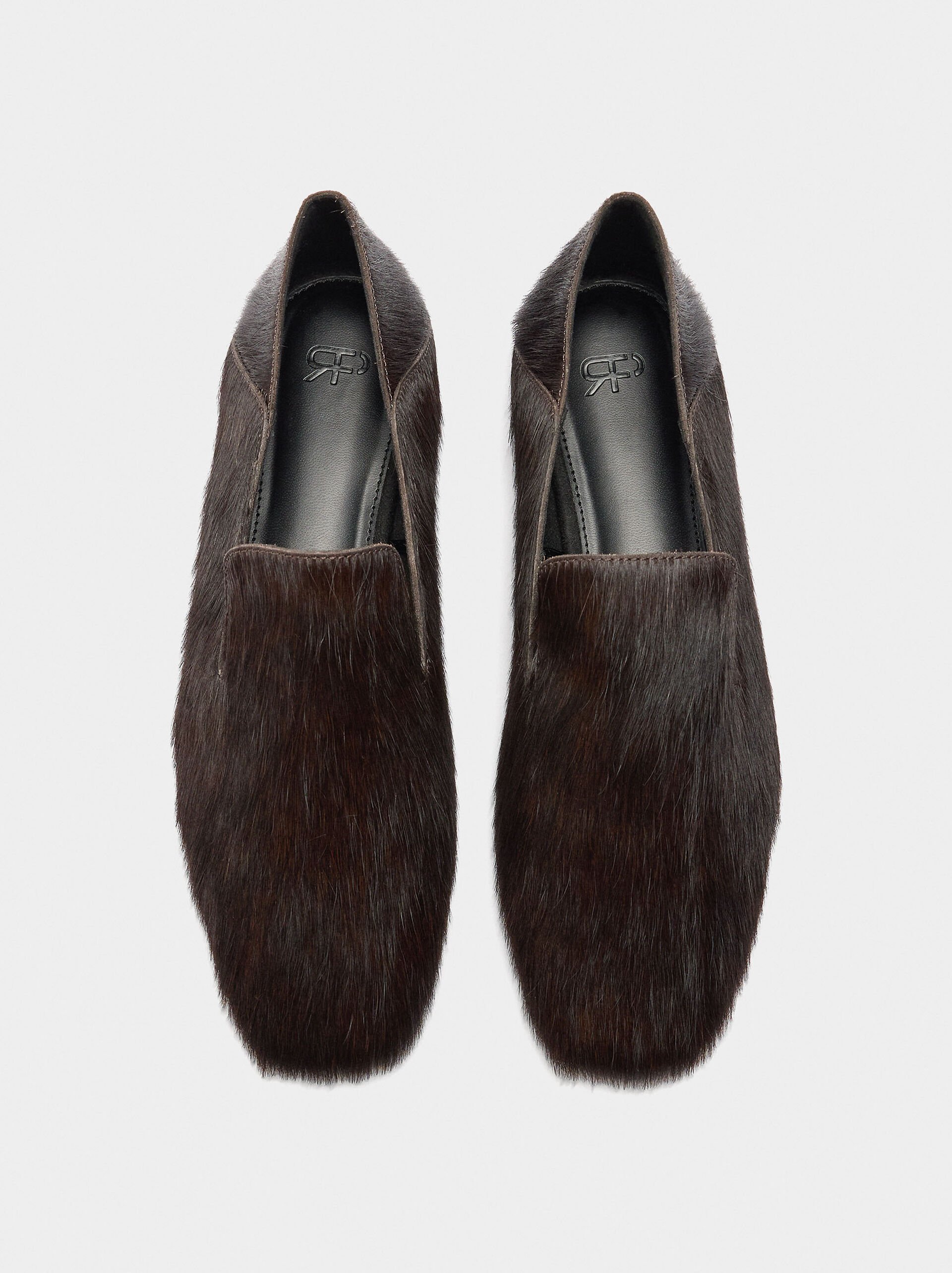 Chaussures plates en cuir image number 0.0