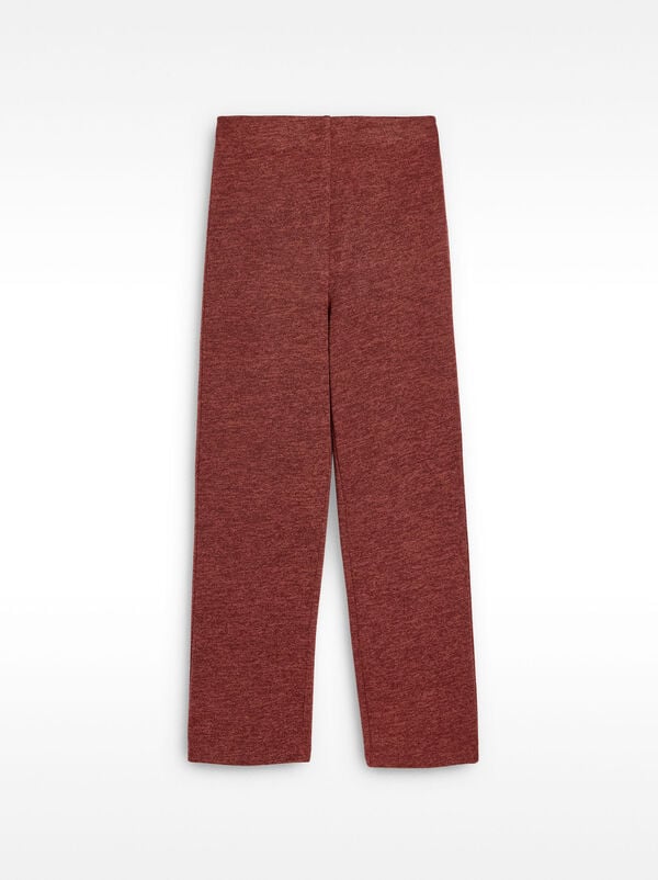 Trousers with elastic waistband