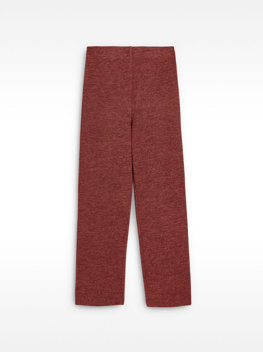 Trousers with elastic waistband