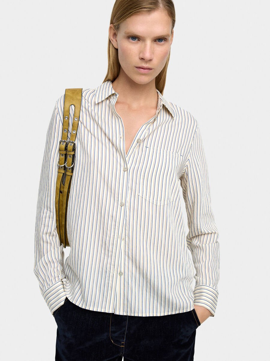 Camisa de rayas manga larga