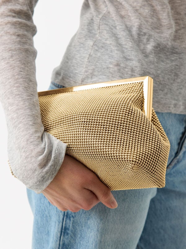 Mesh fabric party bag