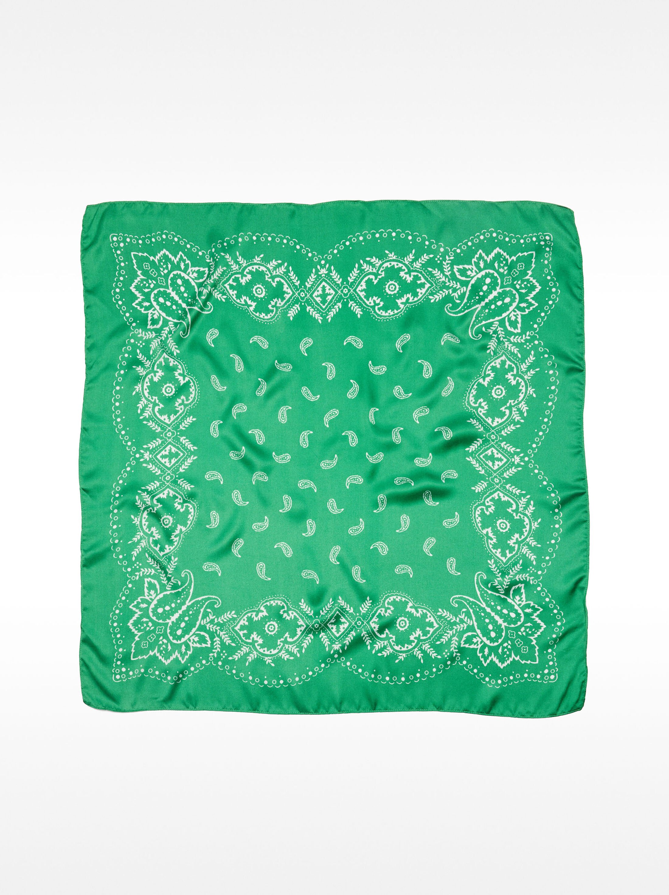 Pañuelo cuadrado estampado image number 1.0