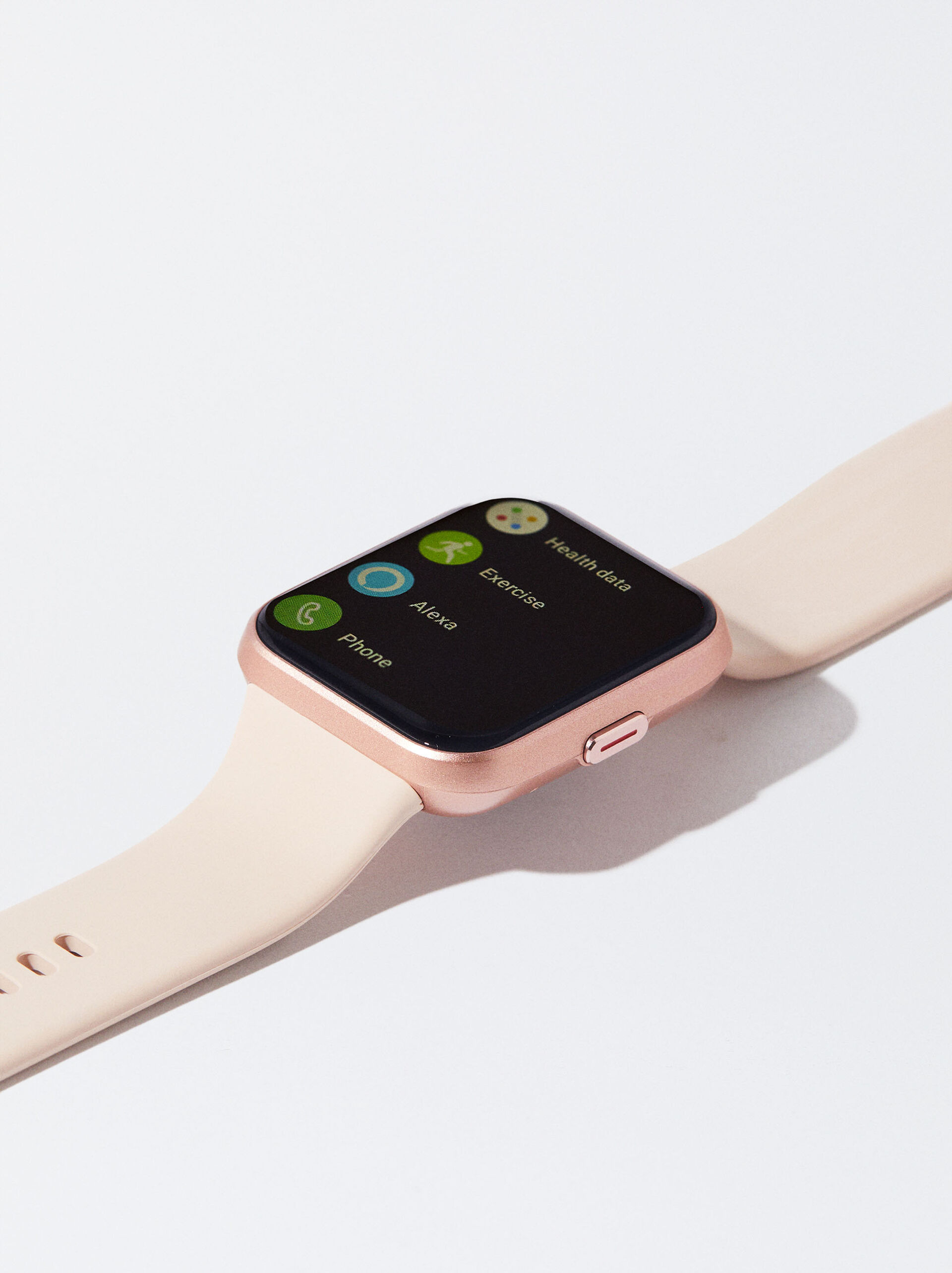 Smartwatch with silicone strap image number 2.0
