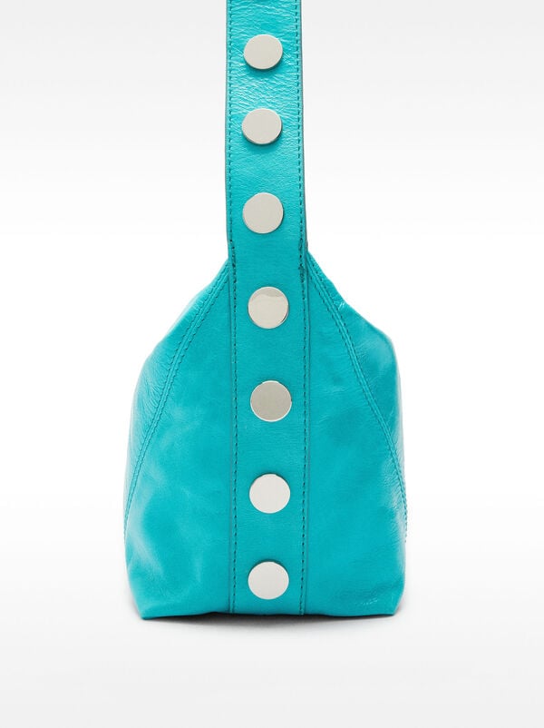 Leather shoulder bag
