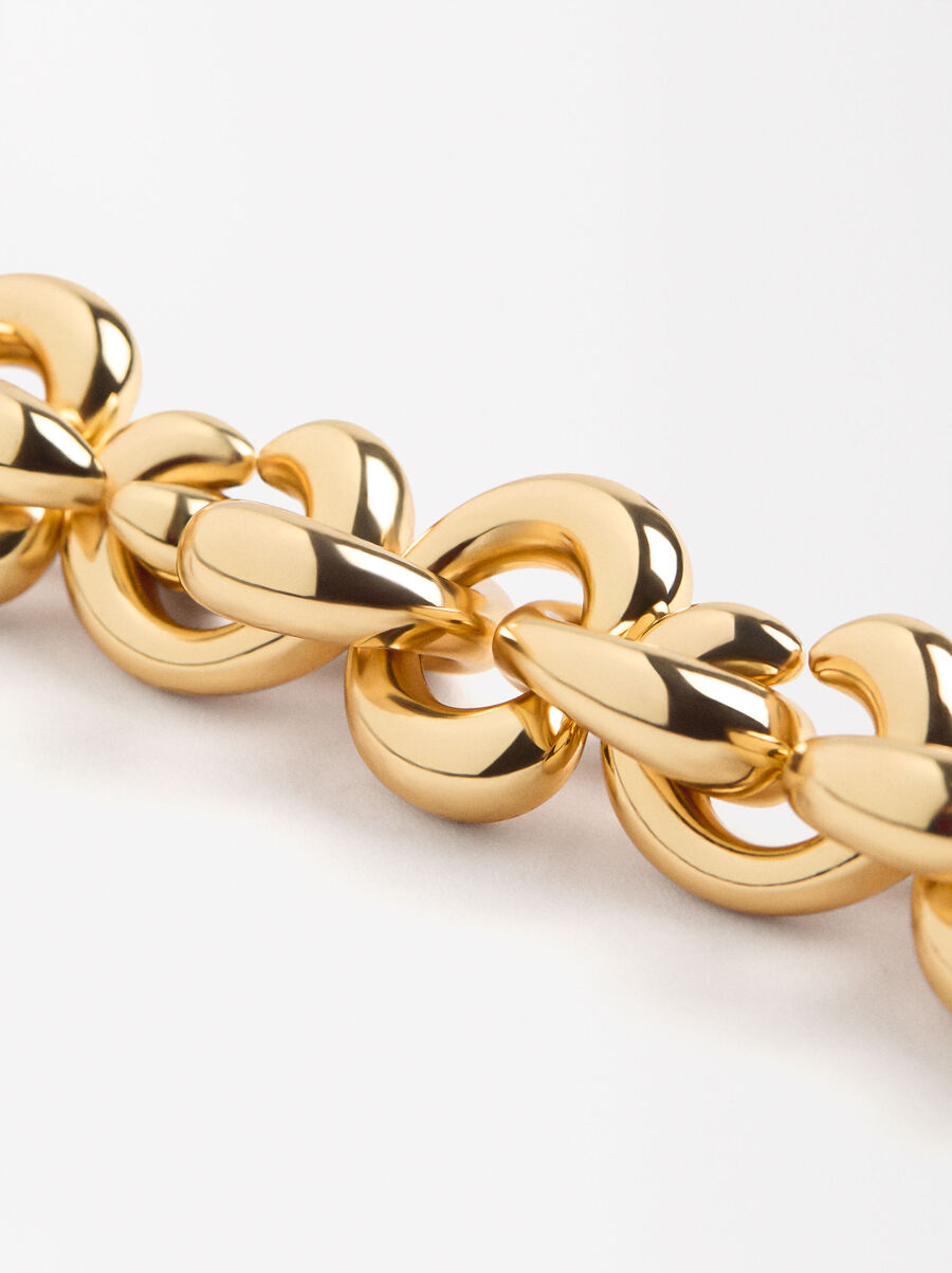 Armband mit gekreuzten Gliedern