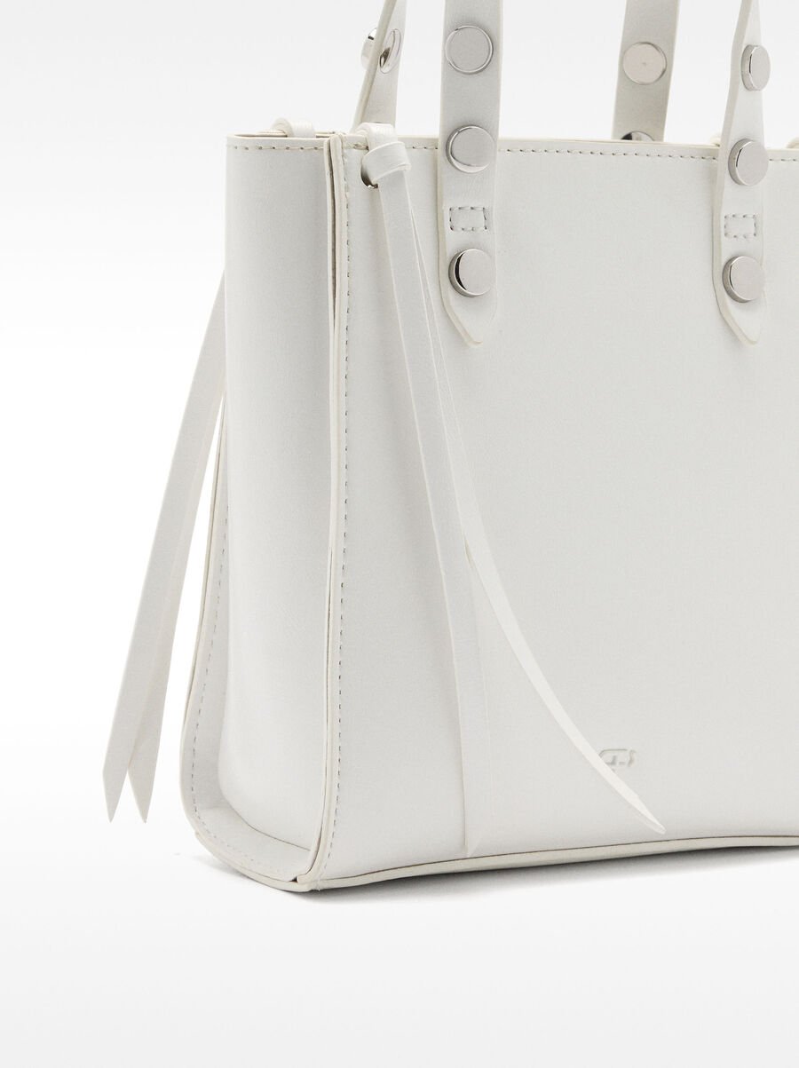 Borsa tote con borchie 