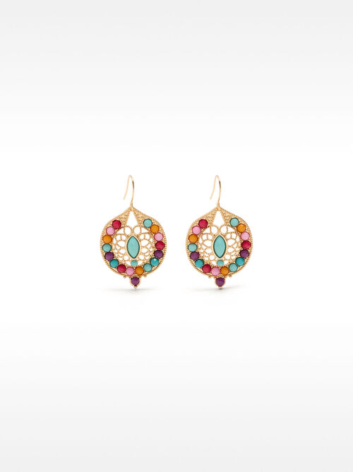 Pendientes con abalorios
