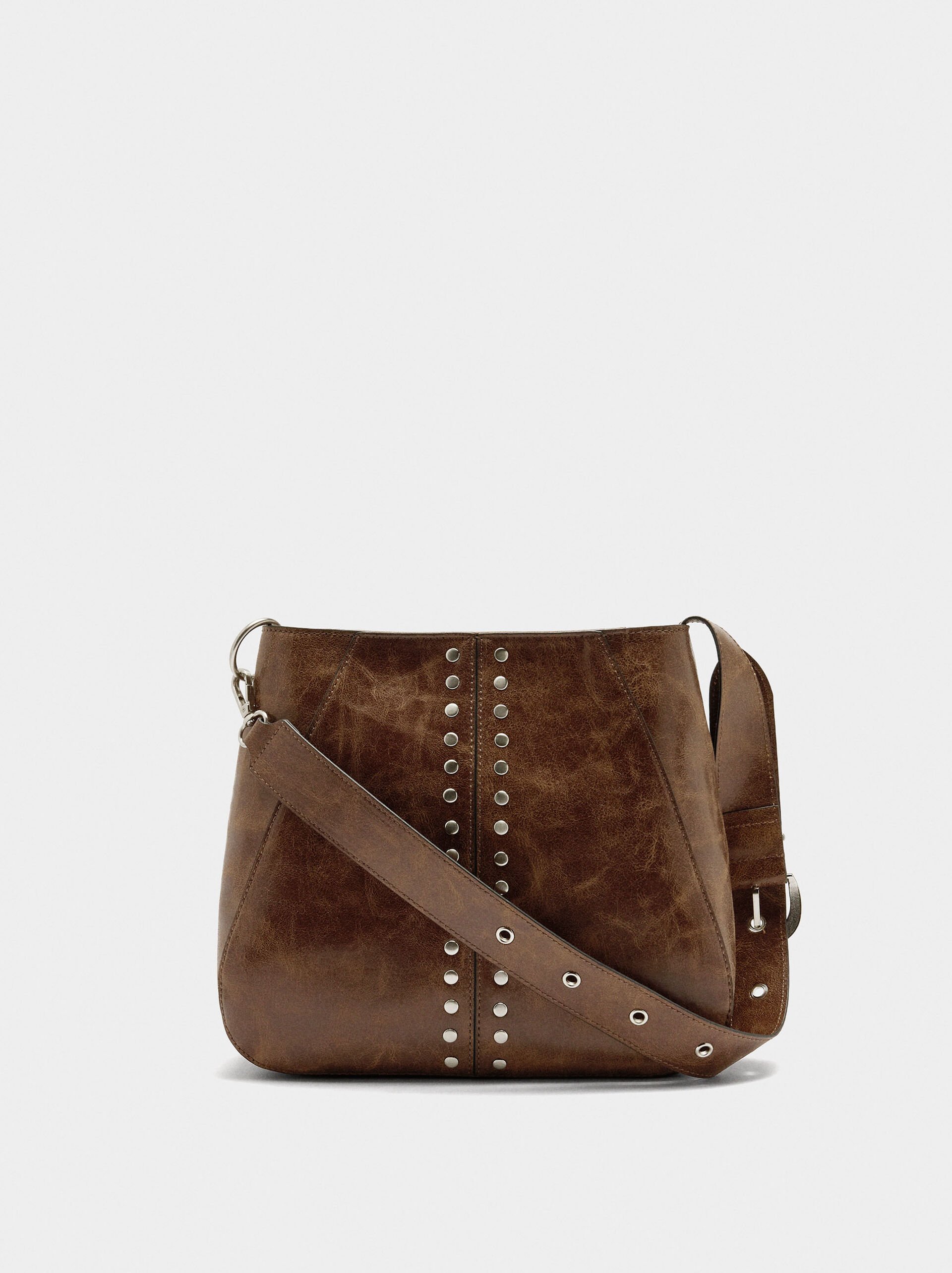 Shoulder bag with studs image number 0.0