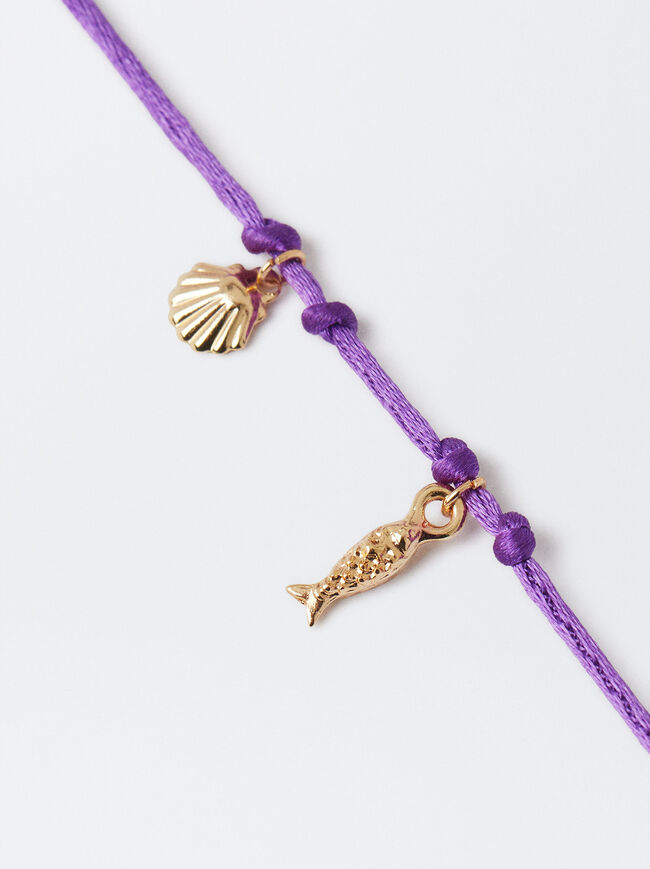 Adjustable Bracelet With Charms