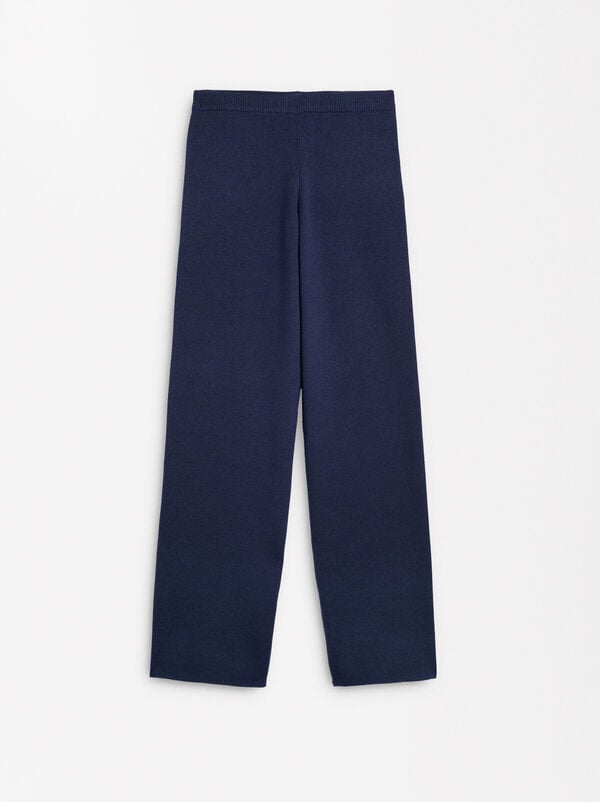 Knit trousers