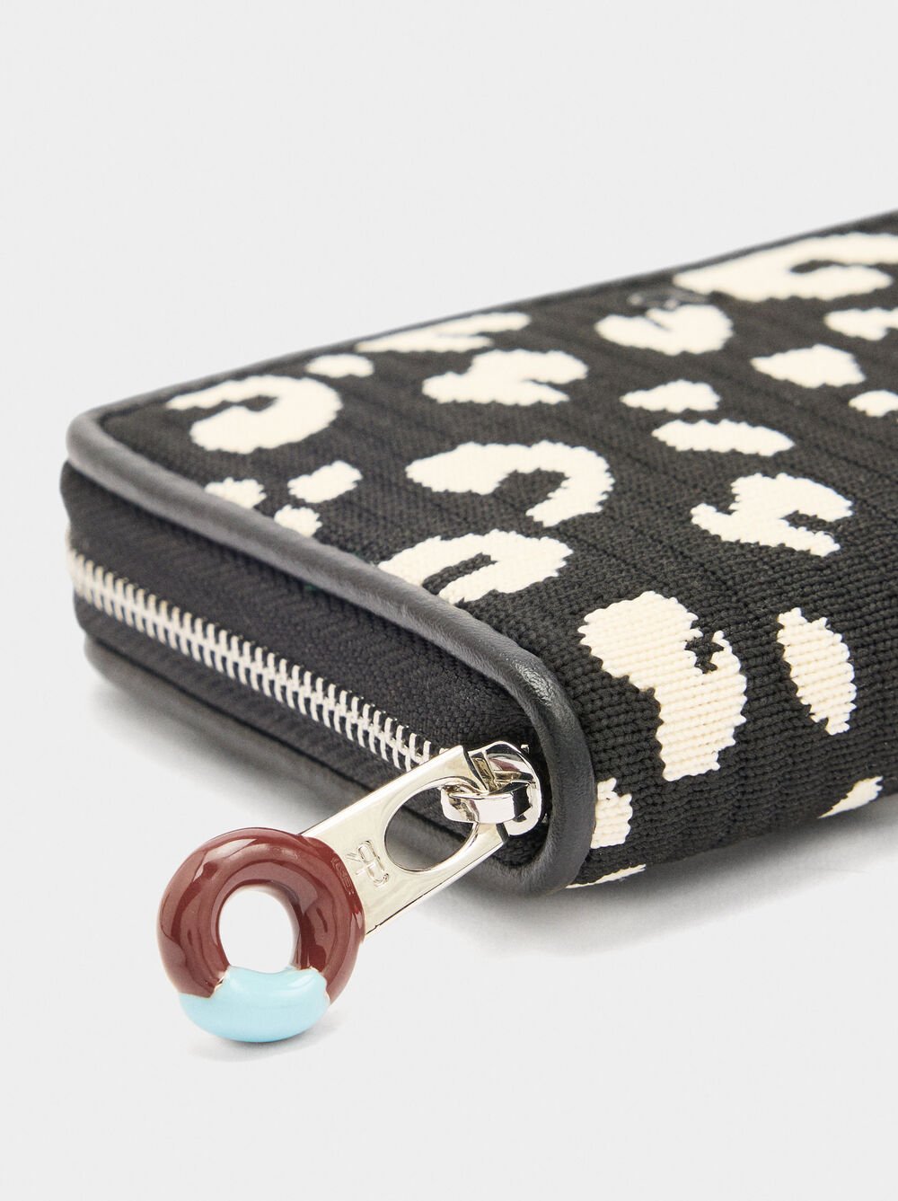 Cartera de malla jacquard