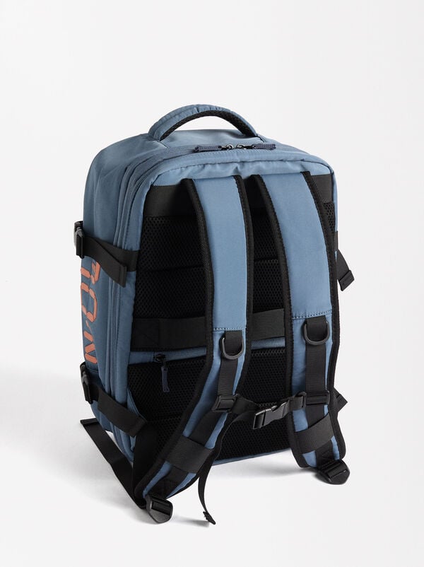 Expandable nylon cabin backpack