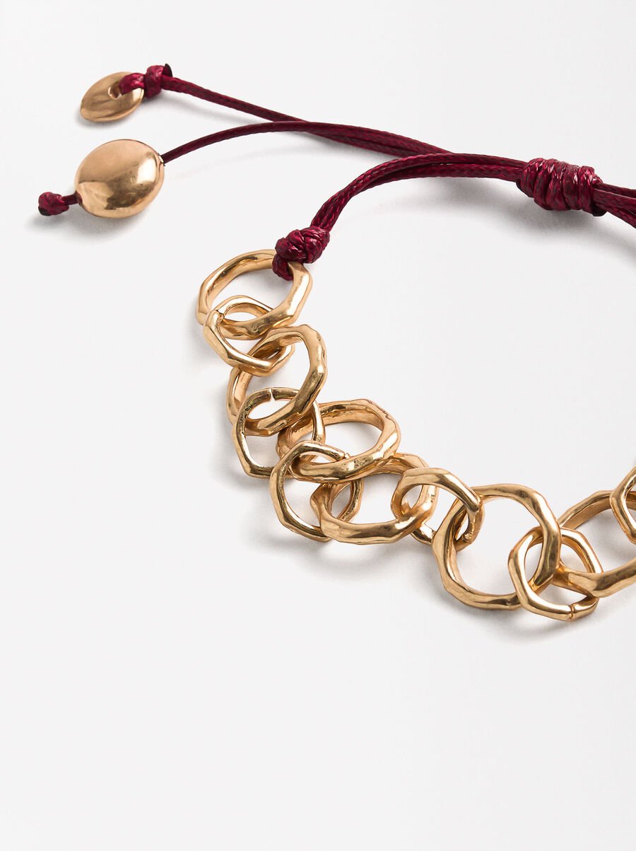 Shoe bracelet with chain links