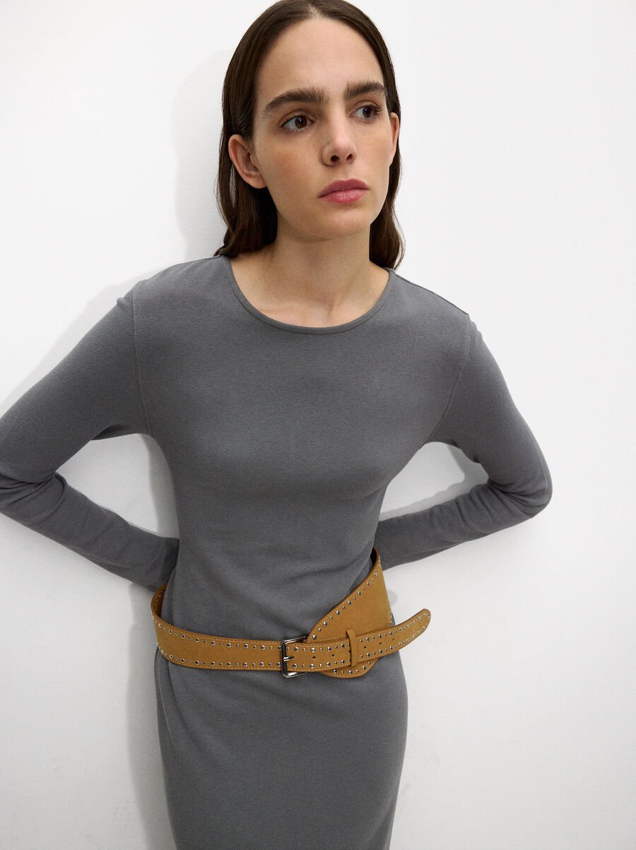 Belt with studs