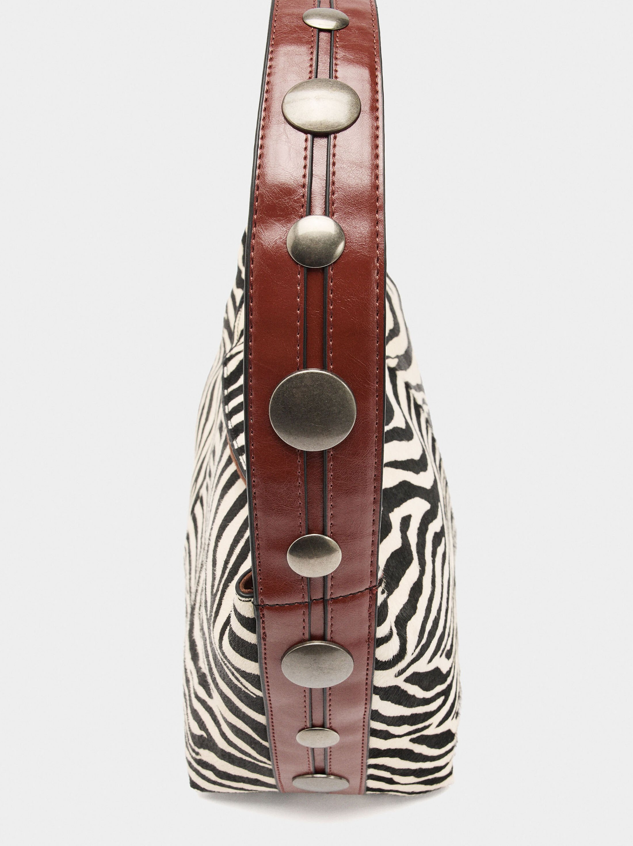 Leather shoulder bag image number 2.0