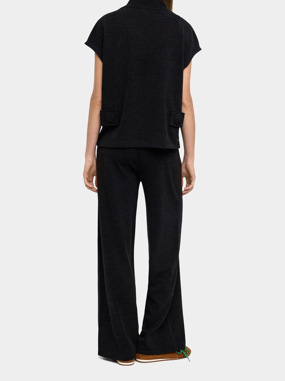 Pantaloni in vita elastica