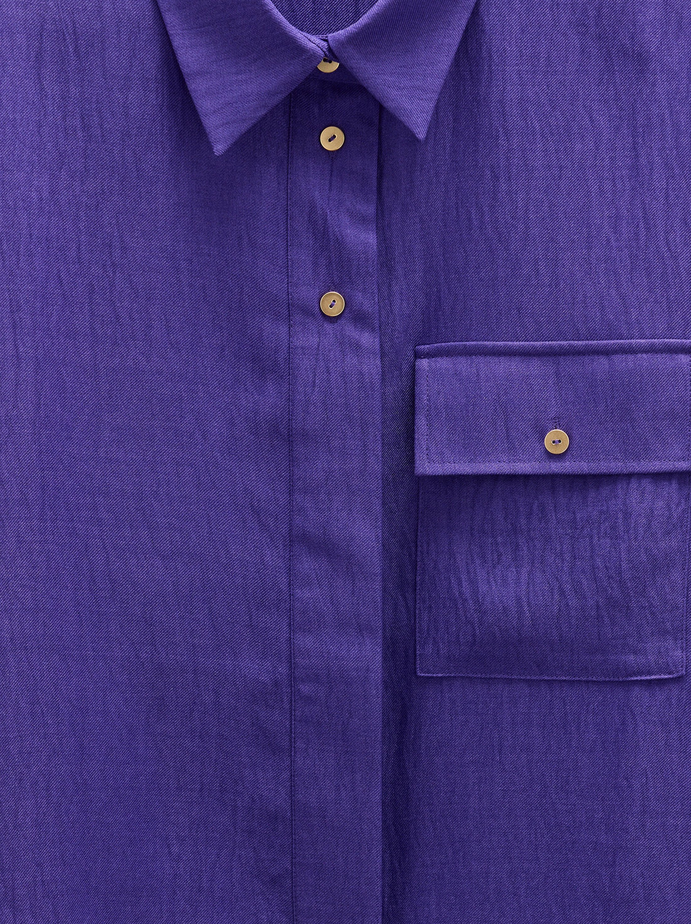 Camisa fluida con efecto arrugado image number 6.0