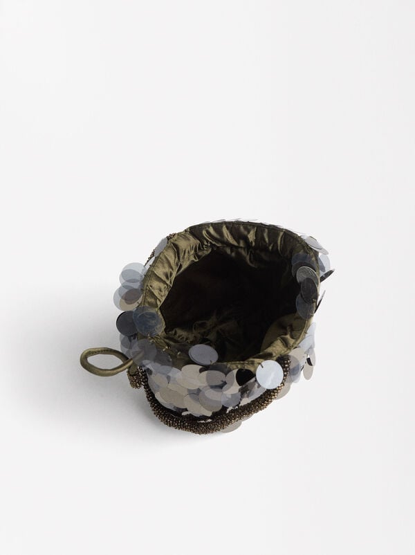 Party bag with sequins