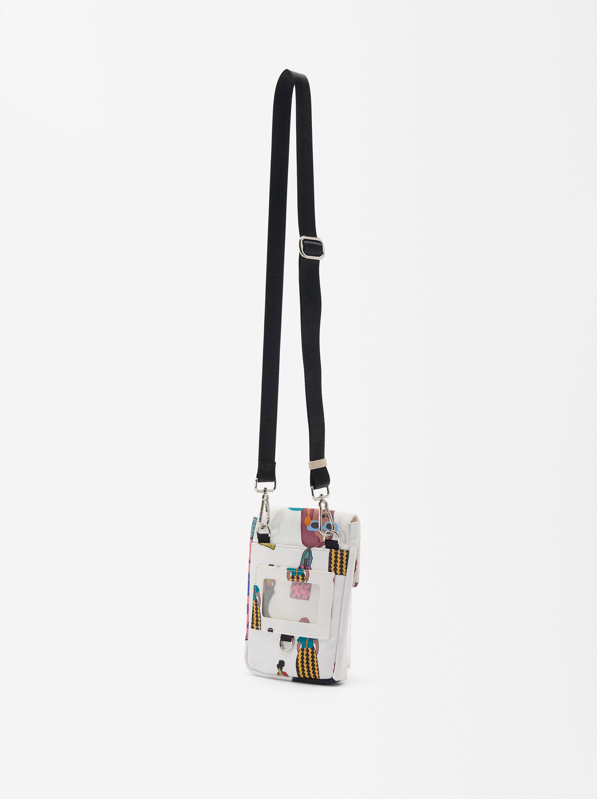 Printed Nylon Mobile Phone Case Multicolor Parfois