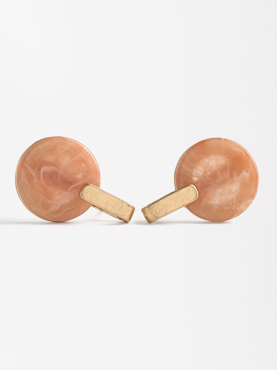Pendientes redondos perlados