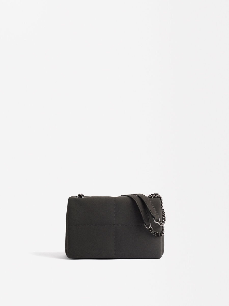 Bolso de hombro con textura suave