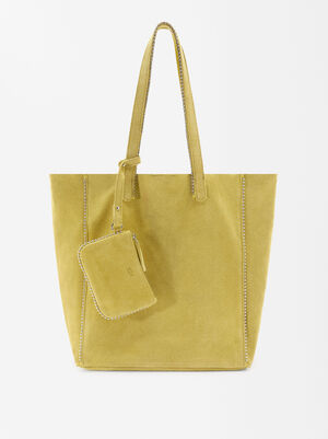 Leather Tote Bag With Pendant - Limited Edition image number 1.0