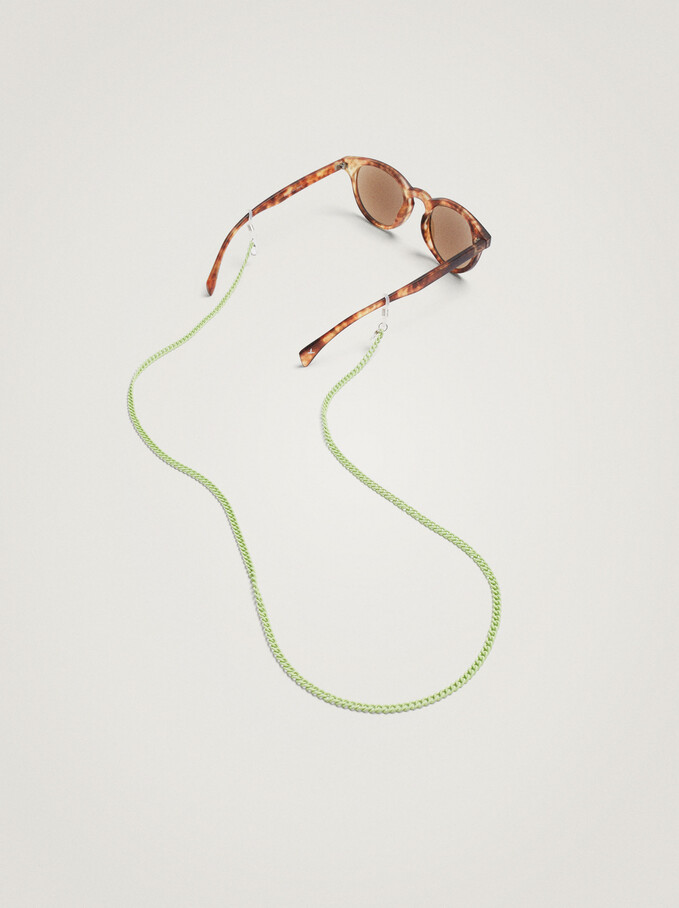 Chain For Sunglasses Or Mask, Green, hi-res