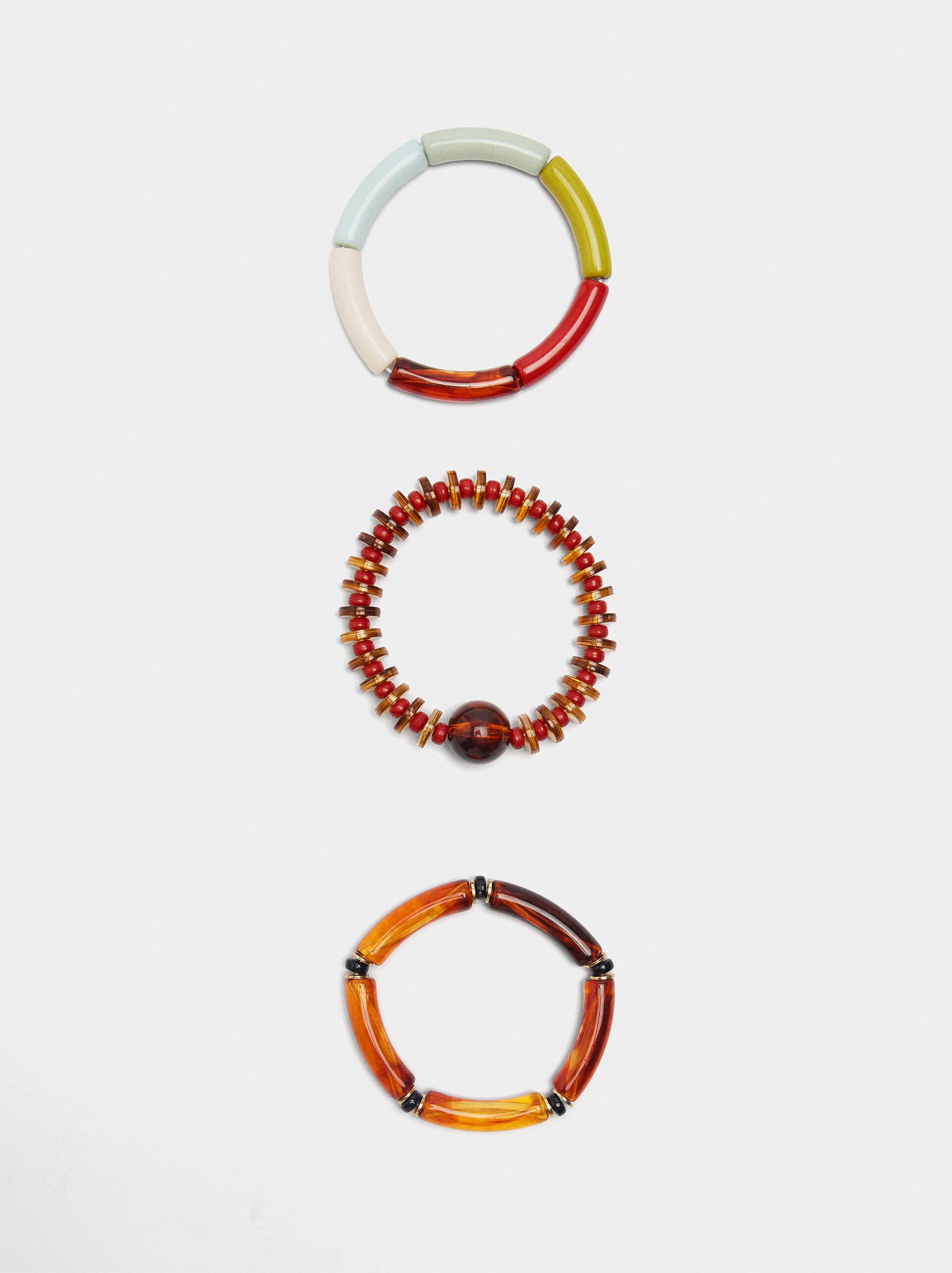 Set of elastic bracelets image number 2.0