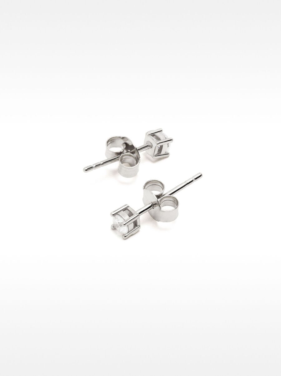 925 silver stud earrings with zirconia
