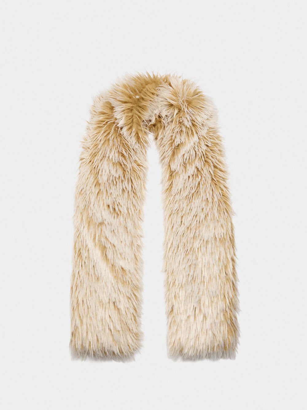 Fake fur stole