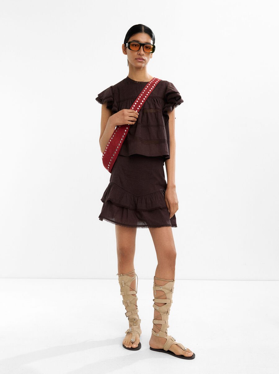 CONJUNTO TOP Y FALDA
