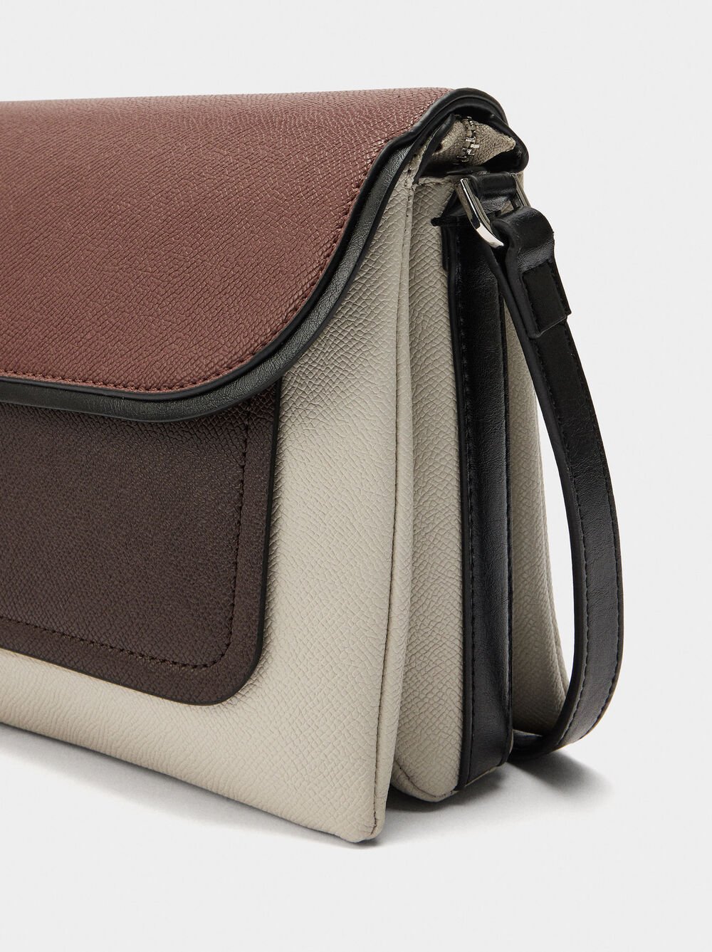 Colour block crossbody bag