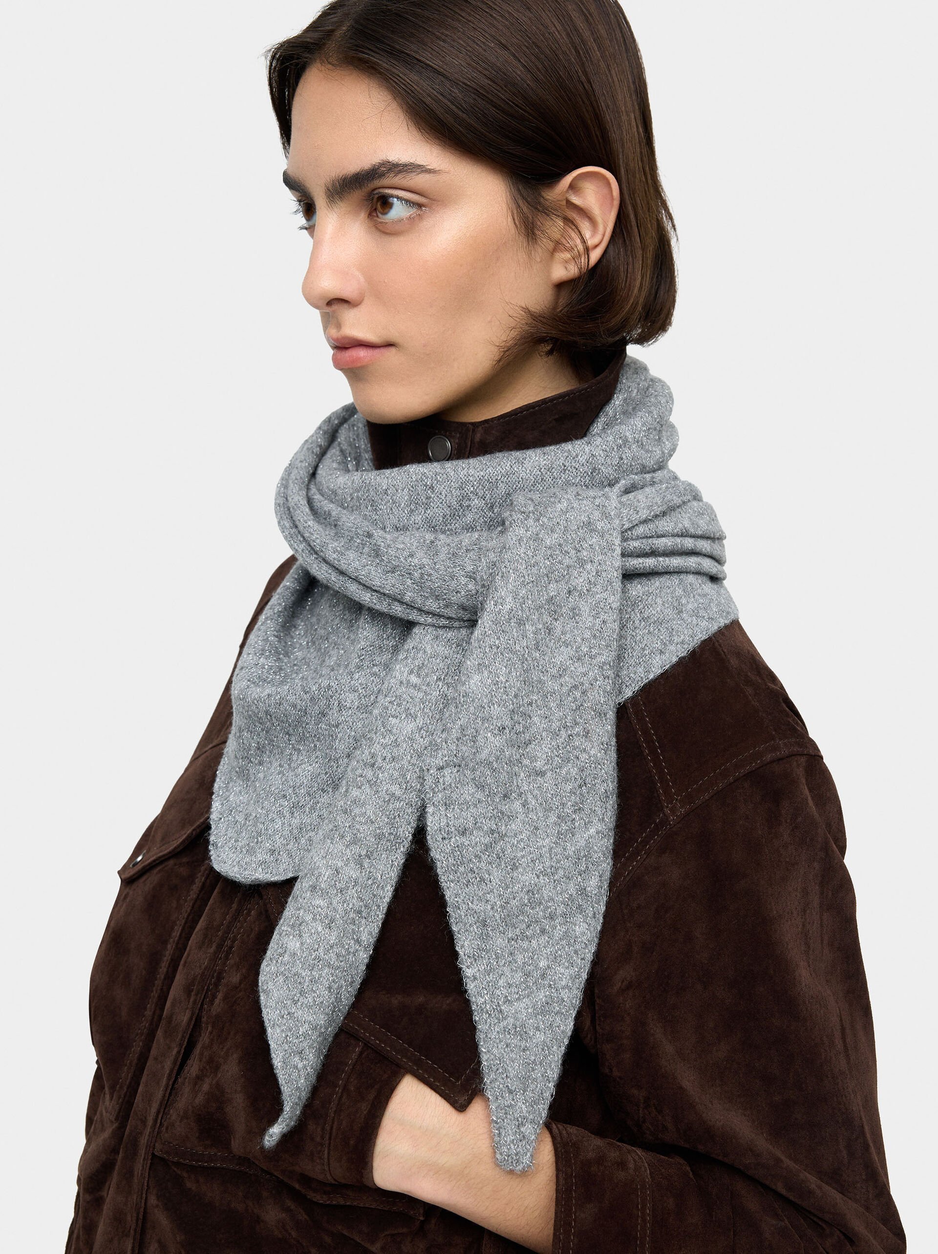 Châle en maille lurex image number 1.0