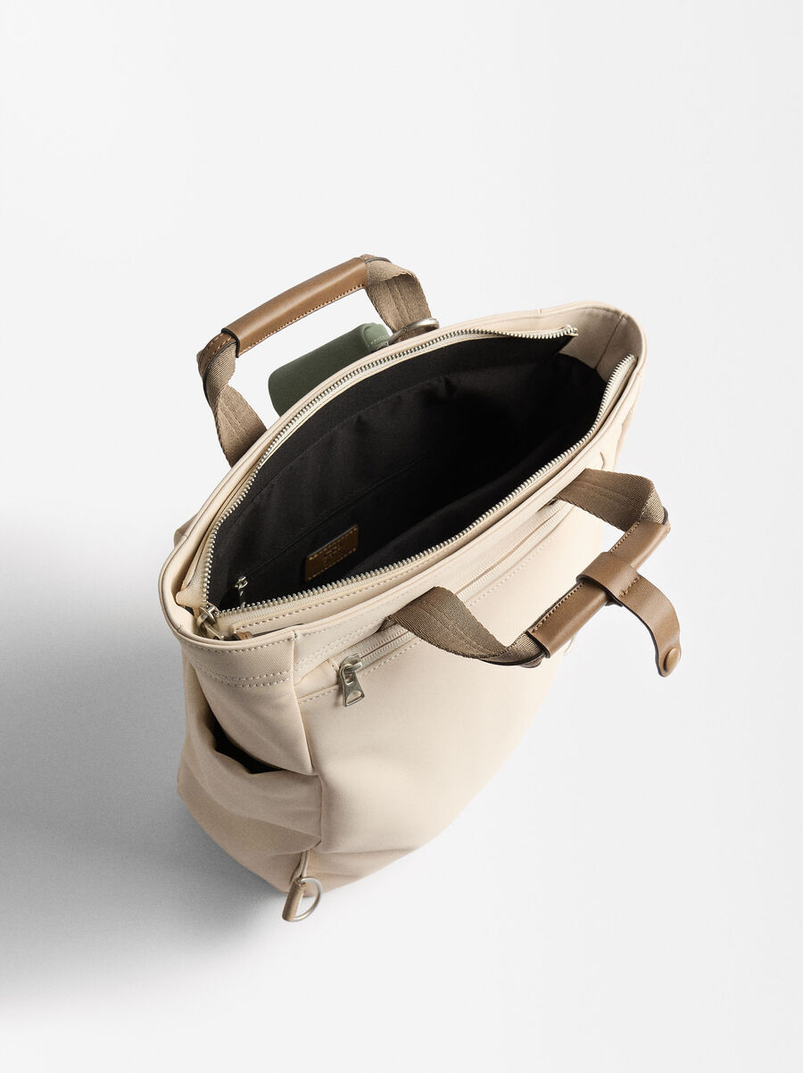 Sac à dos effet nylon pour ordinateur portable de 13"