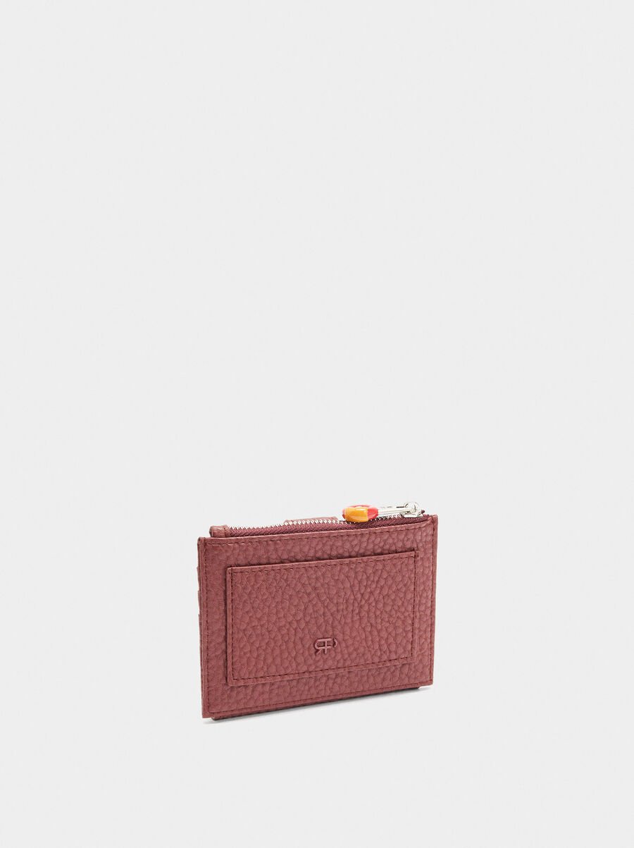 Card holder with texture