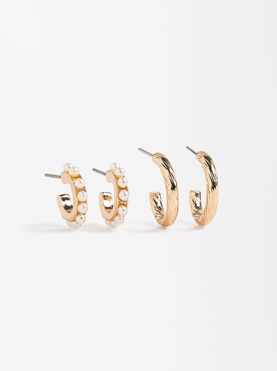 Pearl earring set