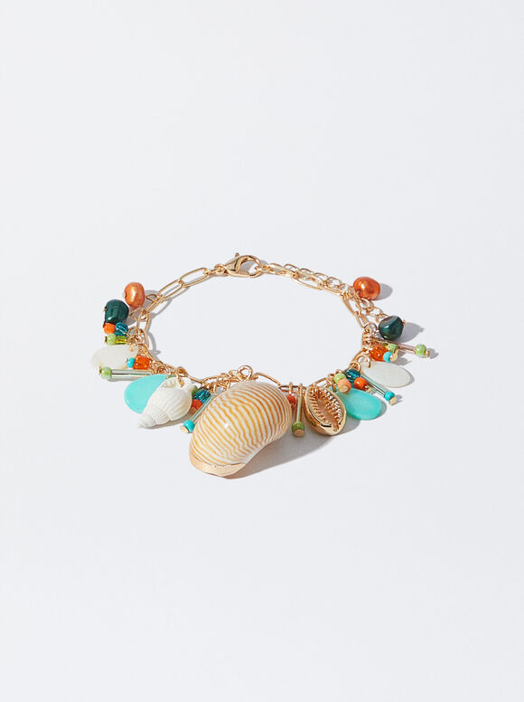 Shell Bracelet, Multicolor, hi-res