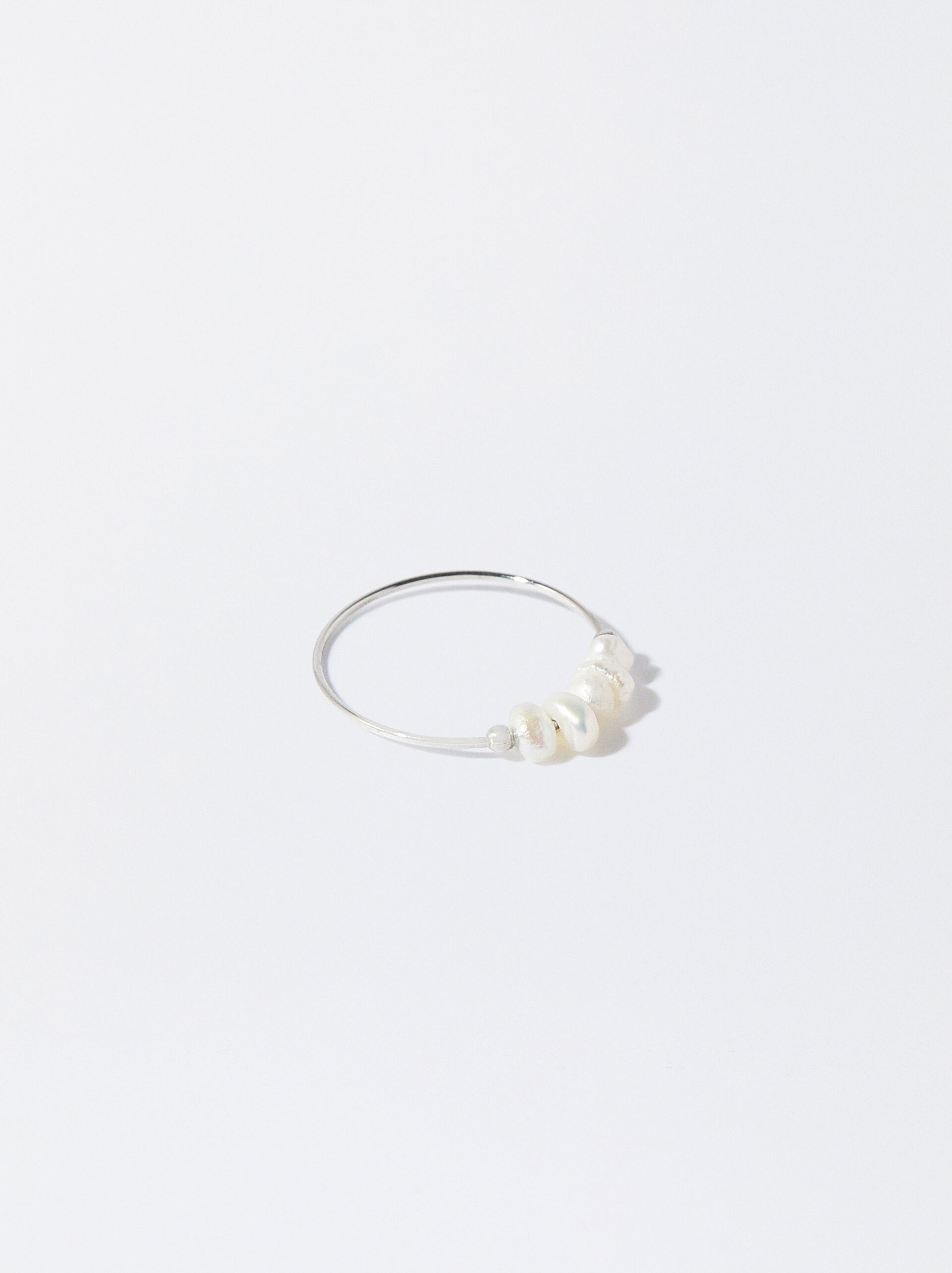 Ring With Freshwater Pearl image number 3.0
